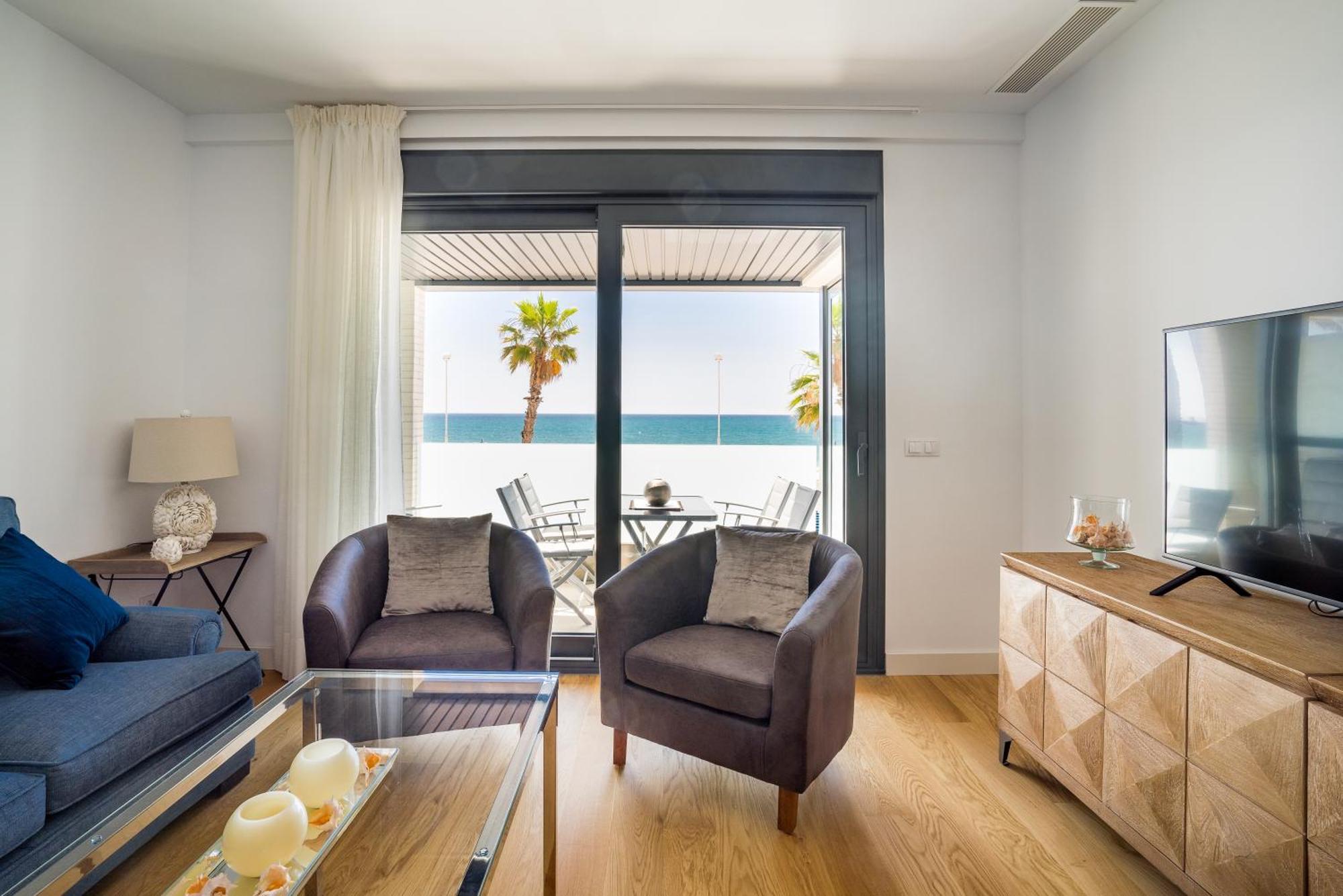 Gran Vivienda De Lujo Frente Al Mar Lägenhet Málaga Exteriör bild