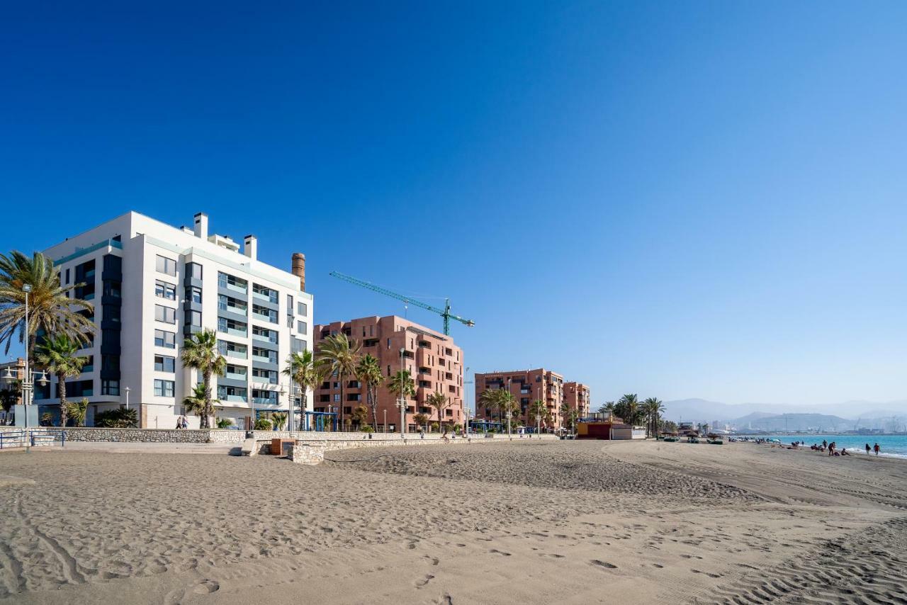 Gran Vivienda De Lujo Frente Al Mar Lägenhet Málaga Exteriör bild